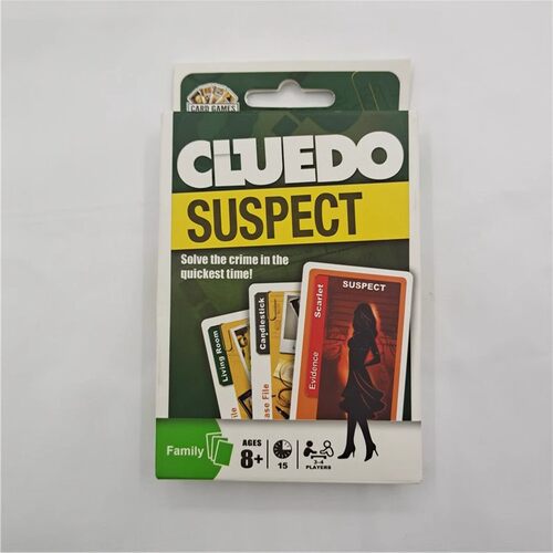 CLUEDOCARD英文侦探扑克牌