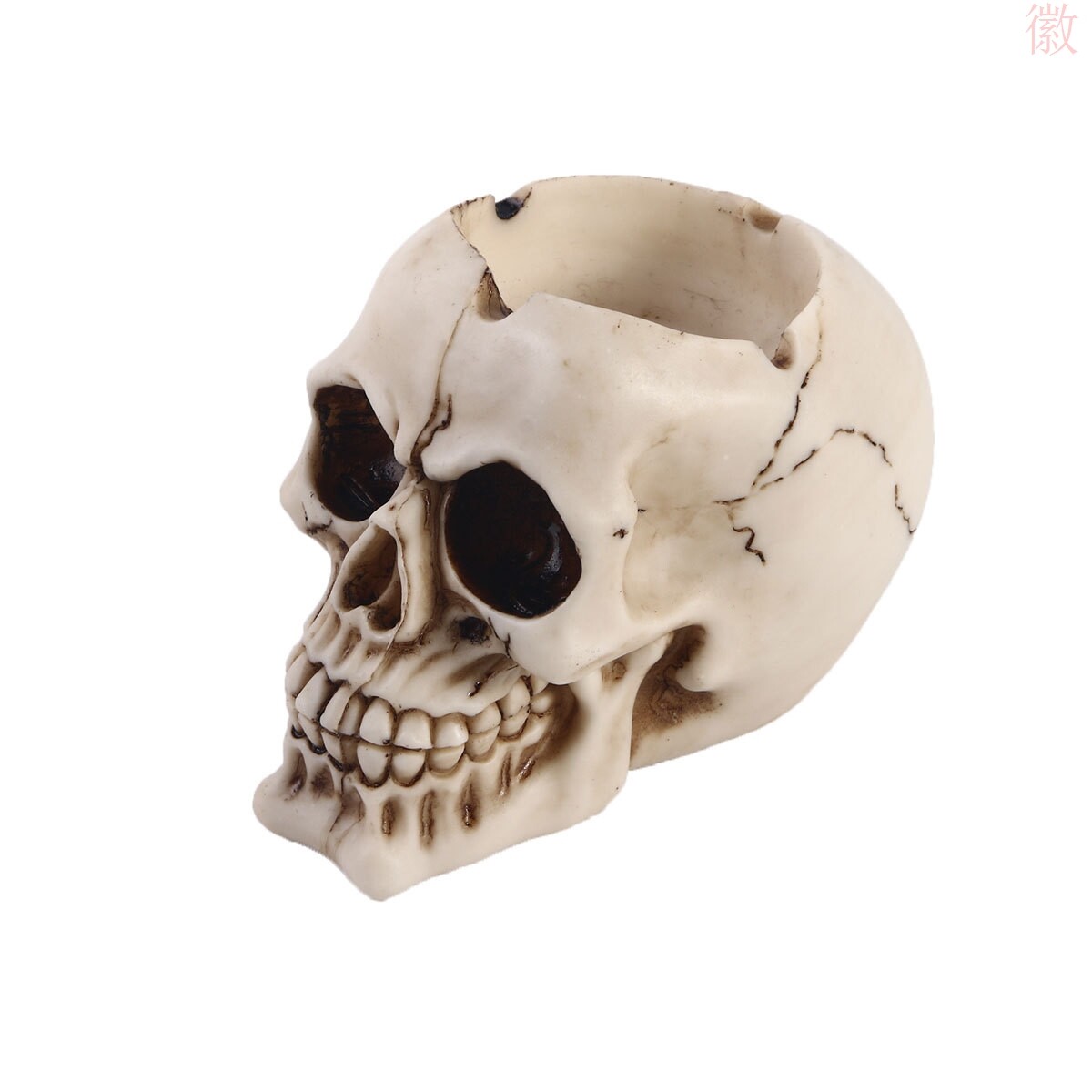 烟灰缸骷髅头树脂工艺品家居摆件外贸供货万圣节装饰家居用品