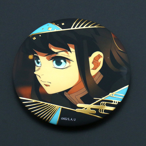 鬼灭之刃无一郎烫金吧唧无限城篇场面写触感膜徽章第三弹日谷代餐