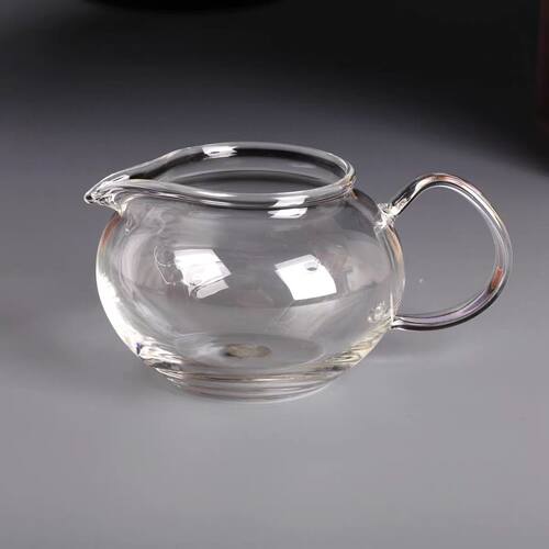 正品台湾衡连小苹果耐热玻璃公杯250M功夫茶道茶艺配件茶海公道杯