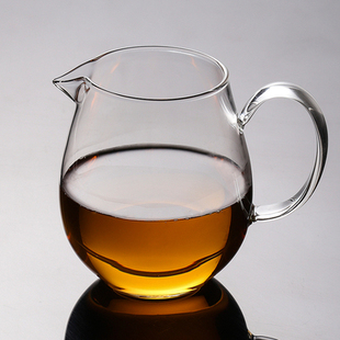 台湾衡连正品加厚高硼硅耐热玻璃龙蛋公道杯茶海刻花功夫茶具配件