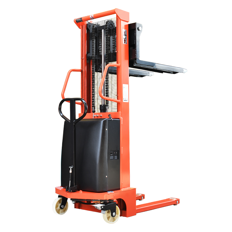 名牌大厂牛力半电动堆高车