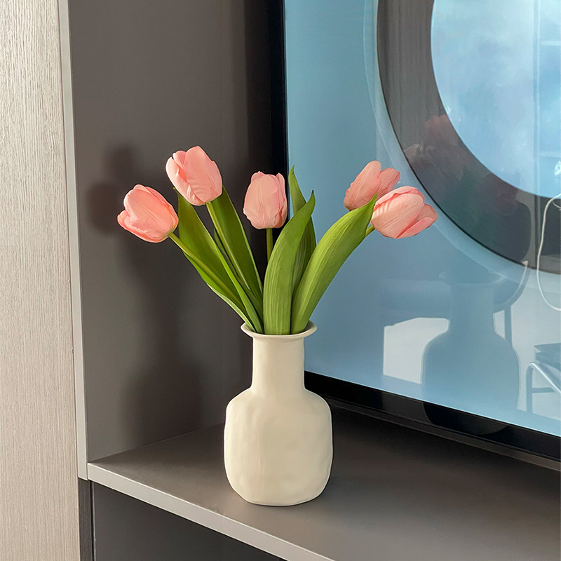 郁金香仿真花假花摆设客厅桌面玄关电视柜装饰摆件房间改造小物件,家居饰品,装饰摆件,淘宝优惠券,粉丝福利购,淘宝优惠卷