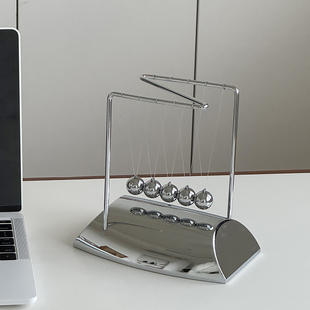 z字形状惯性牛顿摆球创意礼物撞球碰珠科教摆装饰品摆件生日礼物