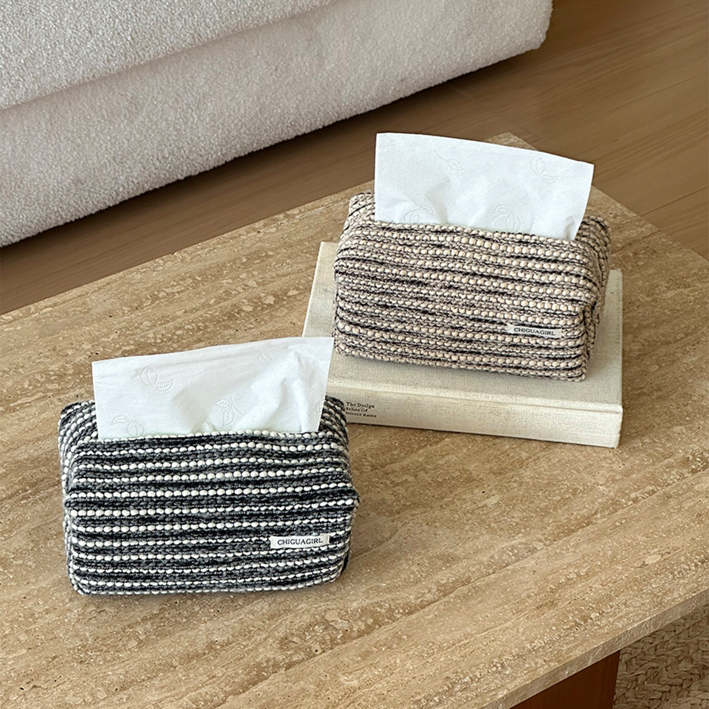 北欧布艺纸巾盒茶几客厅简约抽纸收纳盒办公室中古餐桌纸巾套摆件,收纳整理,纸巾盒,淘宝优惠券,粉丝福利购,淘宝优惠卷