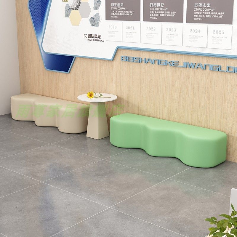 创意休闲酒店大堂休息接待区卡座沙发软包换鞋凳餐桌长条凳组合,商业/办公家具,沙发,淘宝优惠券,粉丝福利购,淘宝优惠卷