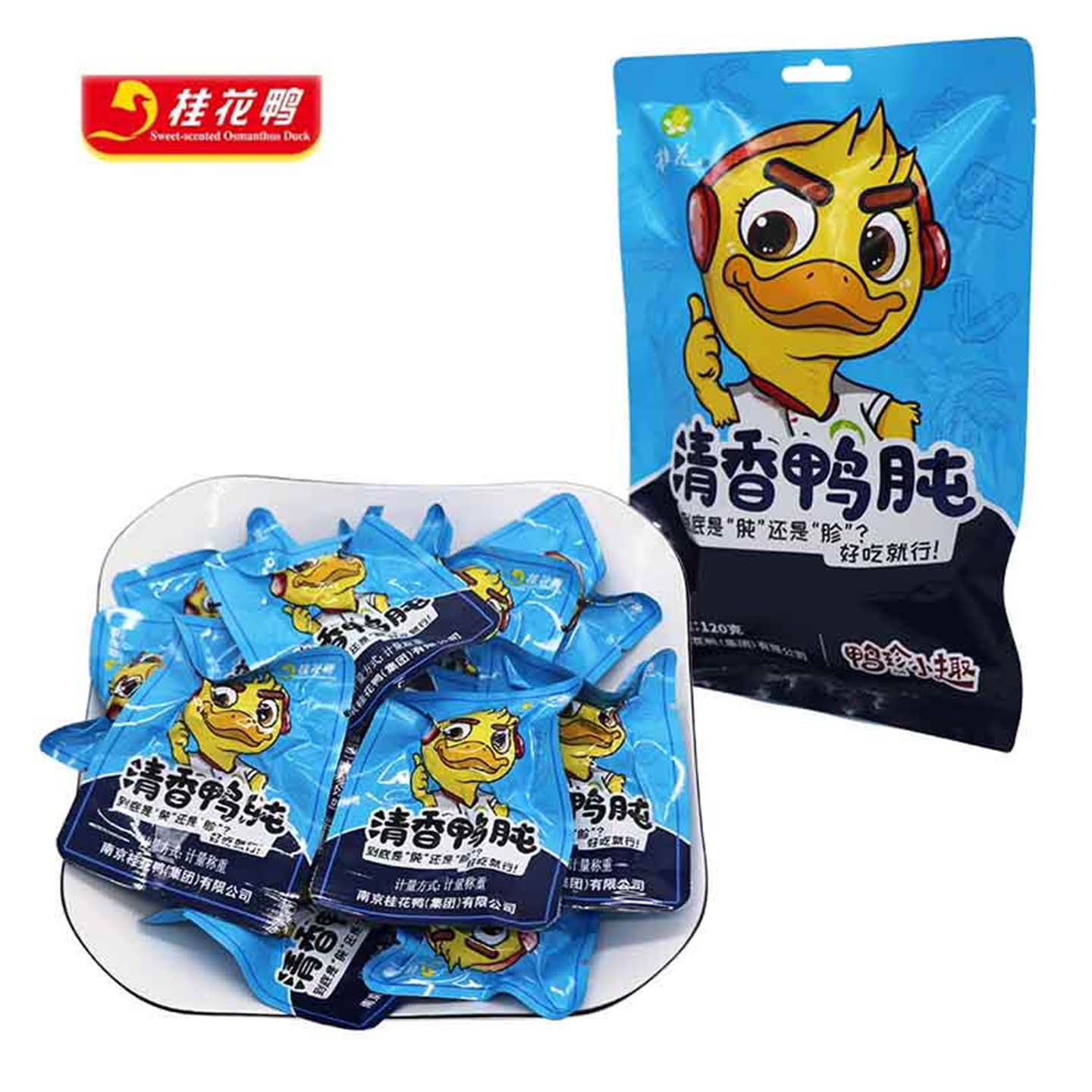 特产小趣清香系列120g包装桂花鸭