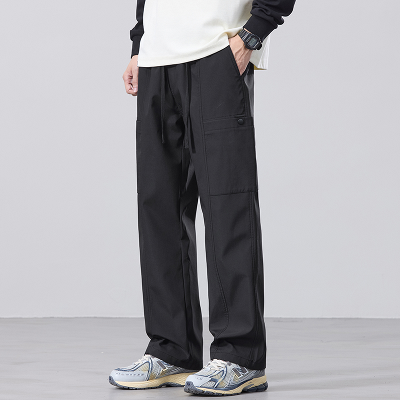 美式机能风裤高街工装裤男直筒宽松休闲冲锋裤Z9856-P45/加绒P55，男装工装外套，星座509