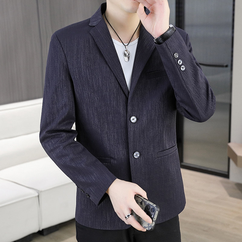 休闲小西装男外套韩版商务正装西服套装结婚高级感上衣YZ08-P80图片