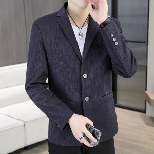 2024主推款休闲西服男单西秋季新款商务正装修身西装外套YZ08-P80图片