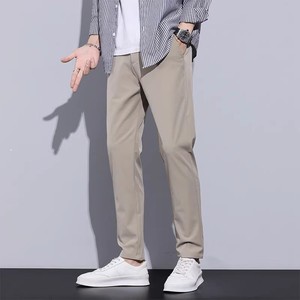 男士休闲裤秋冬长裤2025新款潮牌宽松直筒百搭男生裤子D8015-P45图片