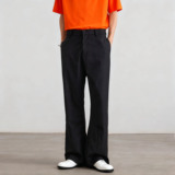 美式TR基础直筒微喇cleanfit休闲显瘦拼接弧线垂感西裤YZ30-P35特，男装西裤，星座509