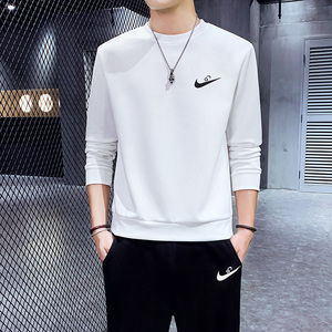 卫衣男潮2021新款韩版休闲运动套装衣服男秋季潮流两件套S807-P35图片