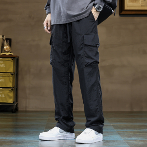 山系机能户外速干冰丝伞兵冲锋裤男秋季宽松休闲长裤子Z2353-P50图片