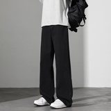 美式微喇复古牛仔裤男春季2026新款长裤宽松直筒阔腿裤J8065-P45，男装牛仔裤，星座509