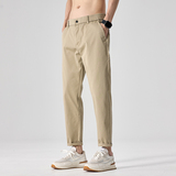 秋冬季新款休闲裤薄款男士修身简约潮流百搭透气九分裤子D989-P45，男装休闲裤，星座509