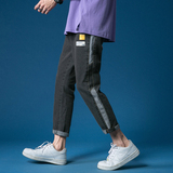 牛仔裤男韩版潮流新款2021男士弹力修身小脚九分裤子潮T，男装牛仔裤，星座509