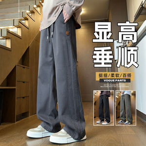 2024美式休闲裤男秋冬季潮牌宽松户外直筒裤运动长裤子Z2346-P45图片