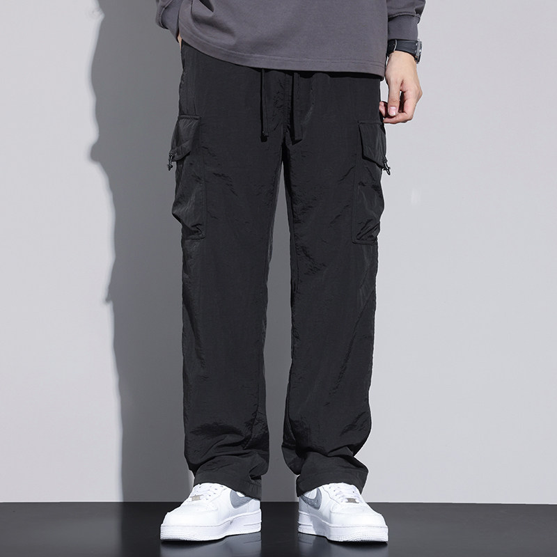 登山冲锋裤男美式工装裤潮牌直筒伞兵休闲长裤子秋季Z2353-P50,男装工装外套,星座509