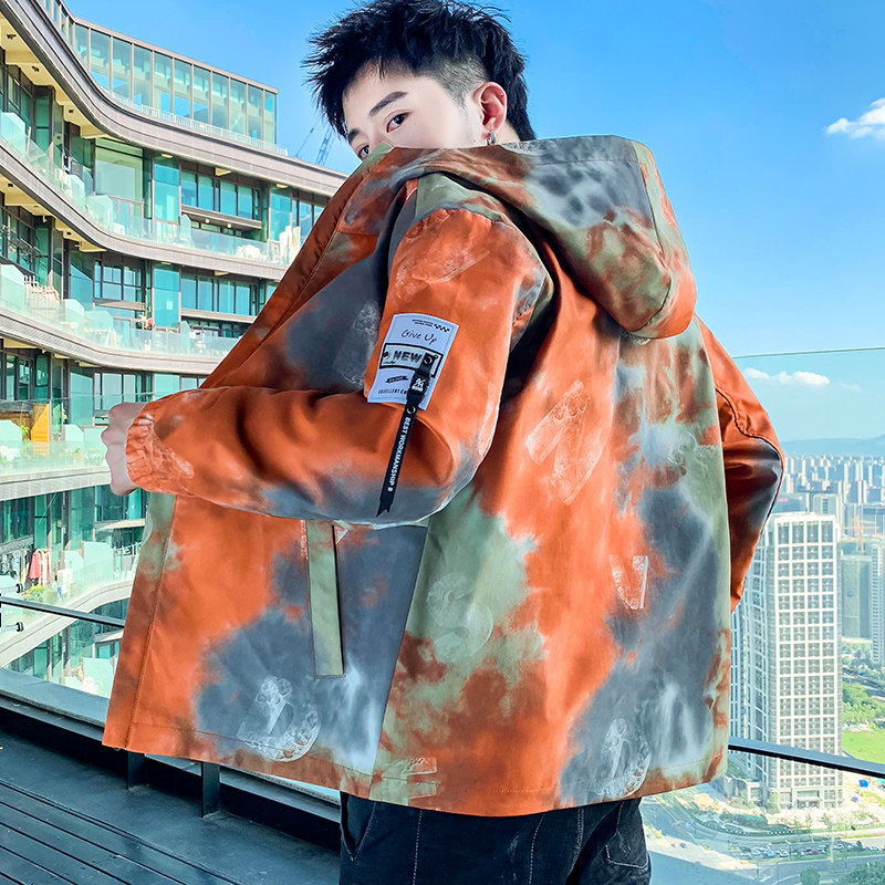 秋季外套男宽松韩版潮流潮牌ins帅气双面穿夹克休闲上衣ST10-P65图片