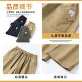 2026新款工装裤男士潮牌美式秋季直筒休闲长裤子男Z9886-P40特，男装休闲裤，星座509