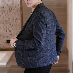 春季休闲男士西服2026新款商务休闲西装外套男修身上衣YZ003-P65图片