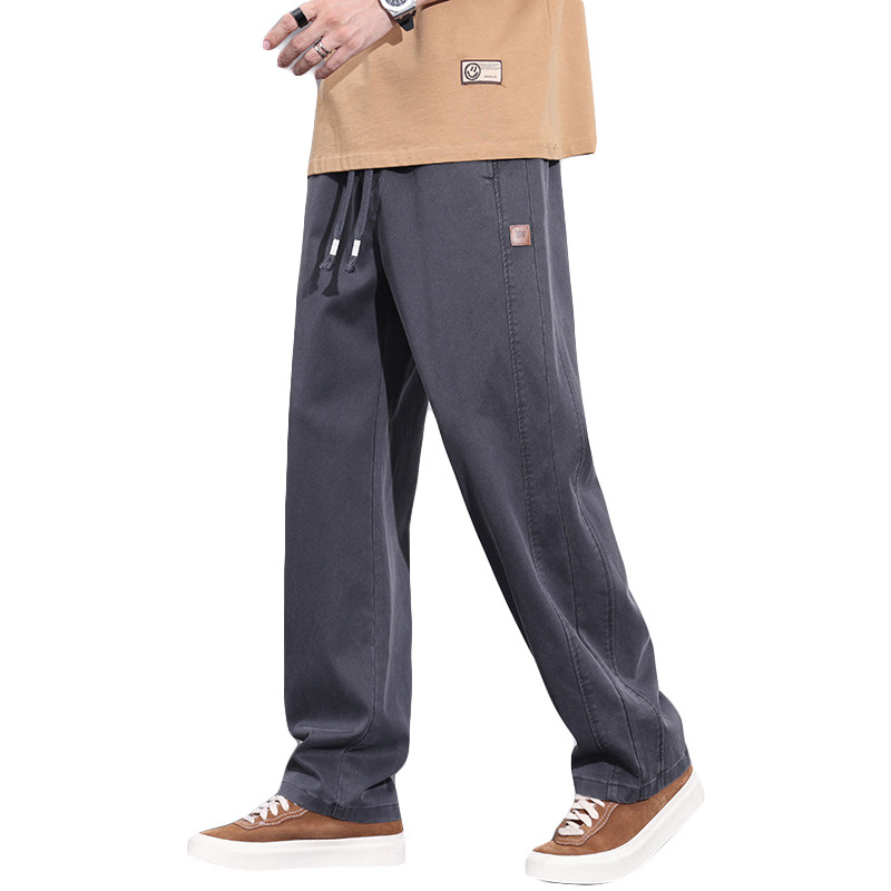现货休闲裤男宽松直筒男裤秋冬新款阔腿工装长裤子男款Z2346-P45,男装休闲裤,星座509