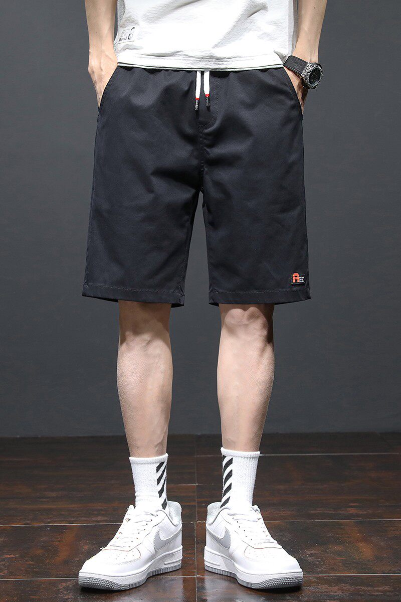 短裤男士中裤子夏季冰丝薄款休闲运动外穿五分大裤衩潮Z6611-P35,男装休闲裤,星座509