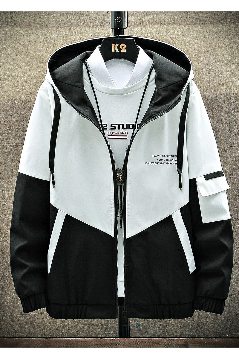 春秋新款外套男韩版工装上衣潮流休闲夹克男装连帽衣服YK972-P55,男装夹克,星座509