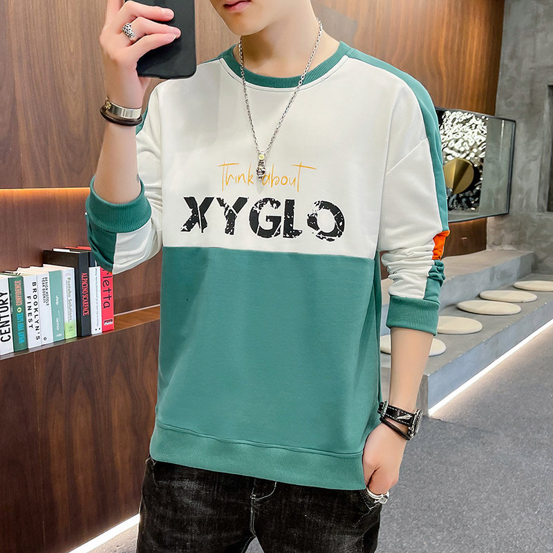 综合链接 青少年圆领卫衣男宽松男装T恤春季上衣服TY551-P40图片