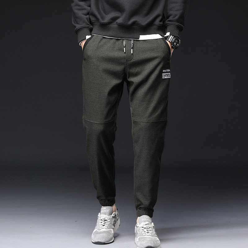 秋冬2021新款工装裤男宽松小脚长裤子秋冬束脚男士休闲裤M891,男装休闲裤,星座509