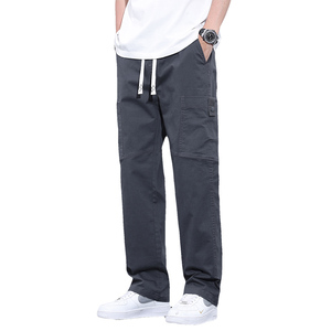 美式工装裤男春夏冲锋裤子男休闲直筒夏季宽松阔腿长裤M2403-P55图片