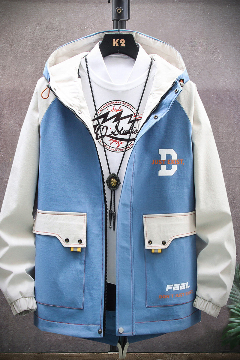 外套男春秋新款韩版潮流百搭休闲上衣服ins机能工装夹克DS205-P65,男装夹克,星座509
