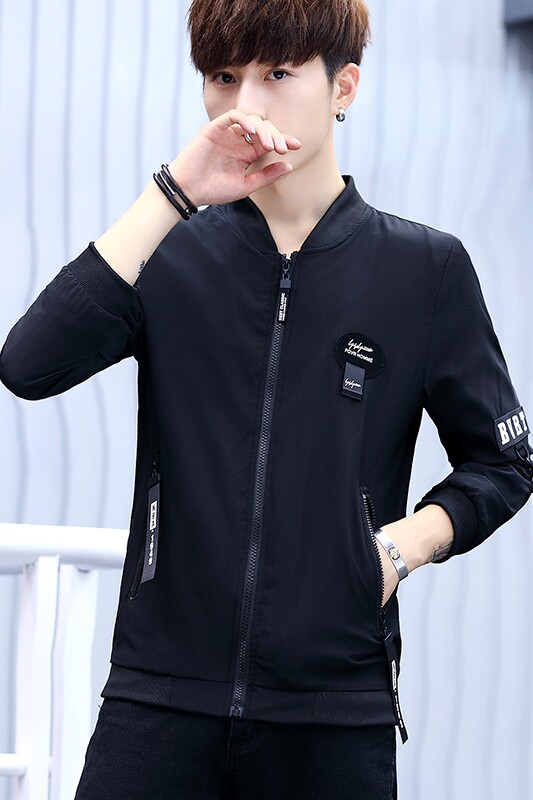2021秋装男士外套韩版潮流棒球服个性夹克衫男装帅气上衣H617-P35,男装夹克,星座509