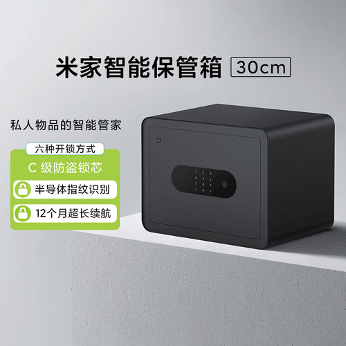 小米米家智能保管箱30cm办公室