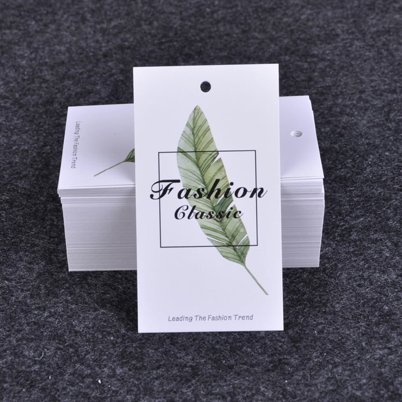 服饰现货铜版纸1000张包邮吊牌