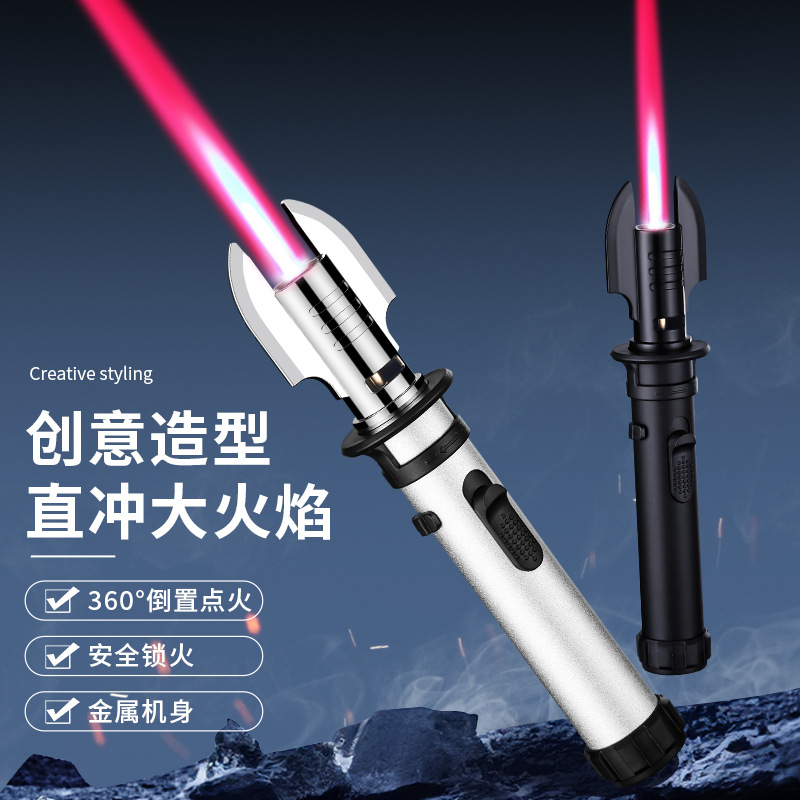 工廠創意金屬光劍鏟造型充氣高溫