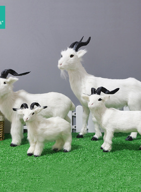 仿真羊毛牧场羊肉店羊皮大衣店