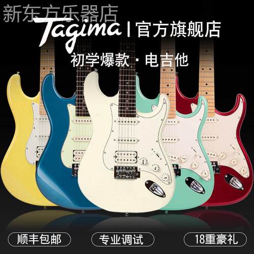 Tagima塔吉玛电吉他tg530pro510 520 635proST成人儿童初学者套装