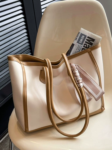 Вместительная и большая сумка через плечо, шоппер, сумка на одно плечо, коллекция 2023, подходит для студента