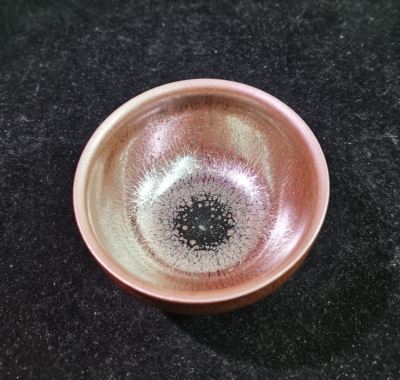 李达柿红麒麟纹竹刀修尊杯器型主人杯