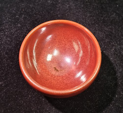 孙建兴柿红钵型主人杯