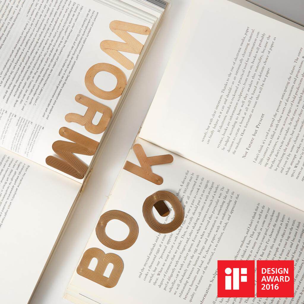 幻视字母书签不锈钢电镀红铜色超薄不伤书可组合单词节日生日礼物