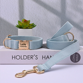 狗狗项圈脖圈小型犬比熊泰迪中型犬柯基柴犬可调节刻字防丢狗颈圈