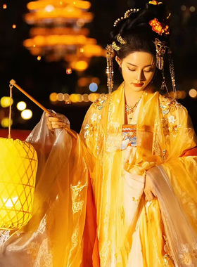 中国风竹编手提灯笼汉服夜景拍照灯笼手持古风竹灯影楼古装道具