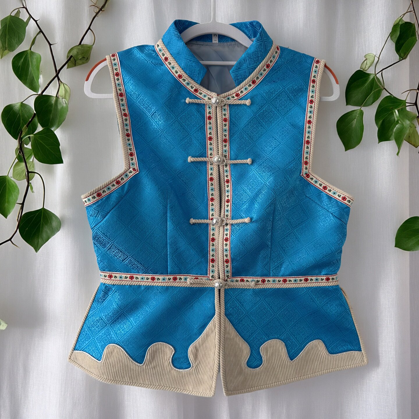 蒙古族马甲女款新款蒙古袍坎肩蒙古元素日常百搭民族风马夹日常装