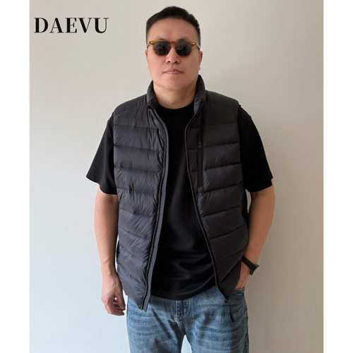 大依无忧大码轻薄立领羽绒马甲