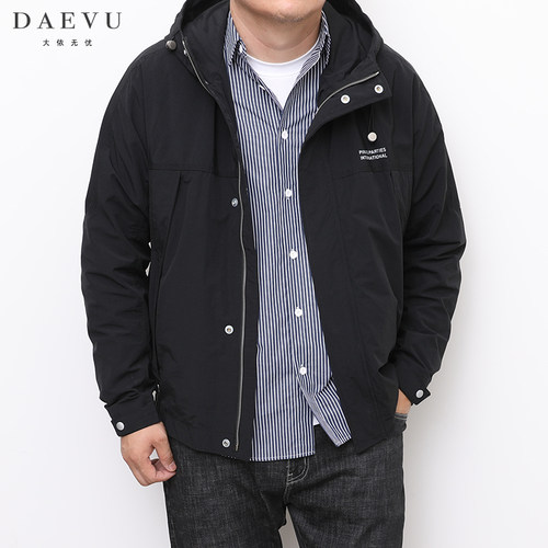 daevu秋新款日韩系大号夹克外套