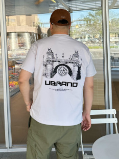 大码 t恤半袖 男装 短袖 灰白宽松胖子加肥加大圆领男士 大依无忧夏季