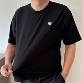 男装 春秋新款 高弹舒适潮胖子加肥加大圆领男士 DAEVU大码 短袖 卫衣